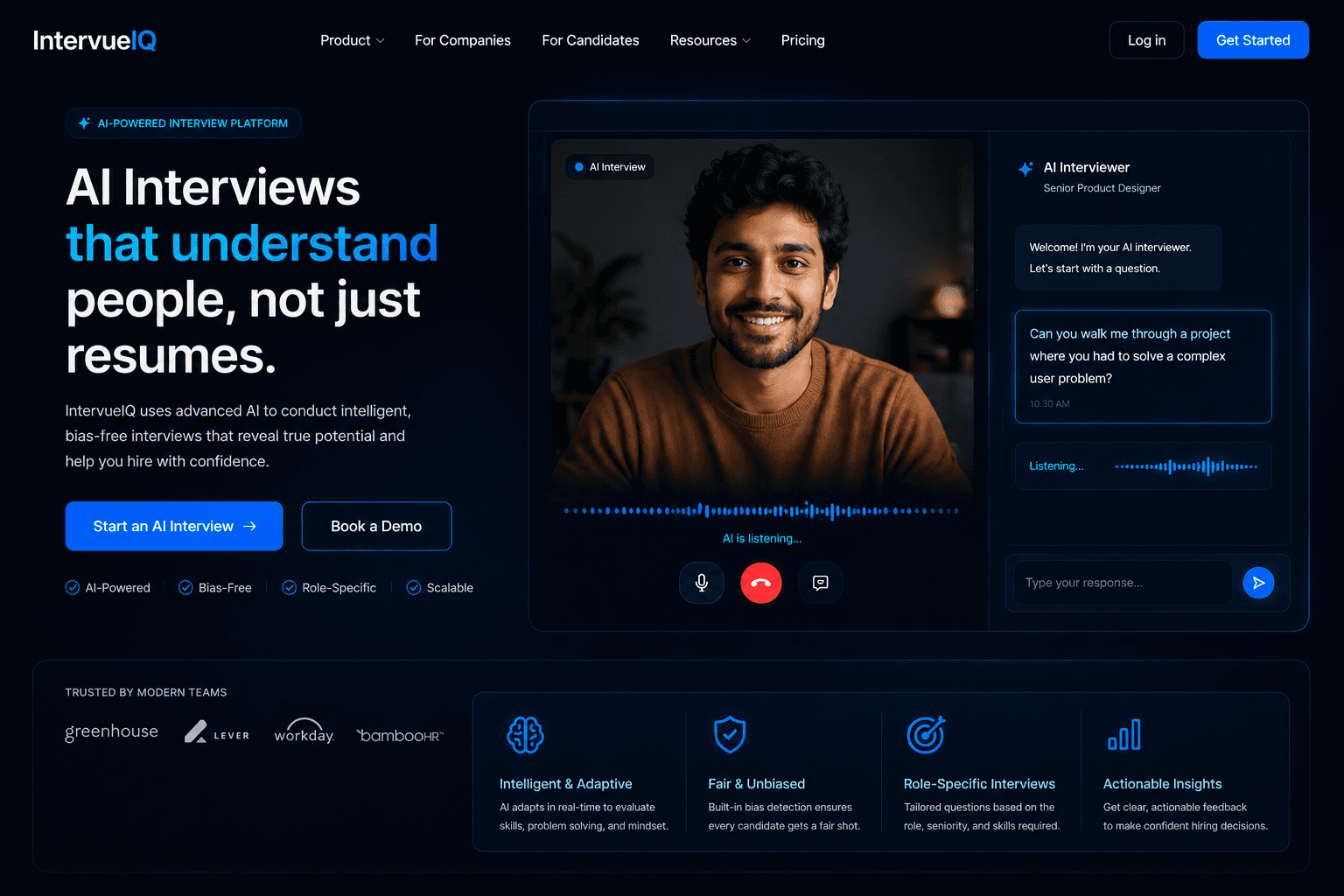 IntervueIQ — AI Interview Platform